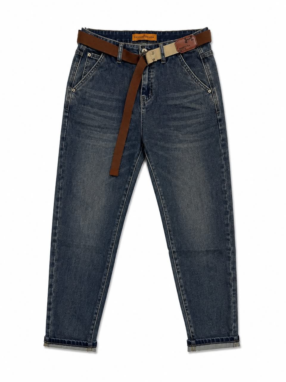 Casual Washed Blue Jeans