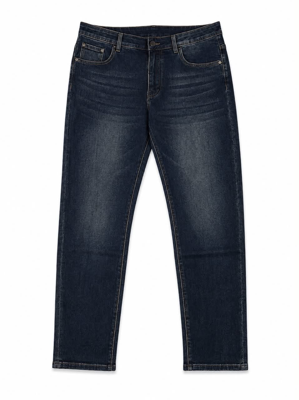 Classic Dark Straight-Fit Jeans
