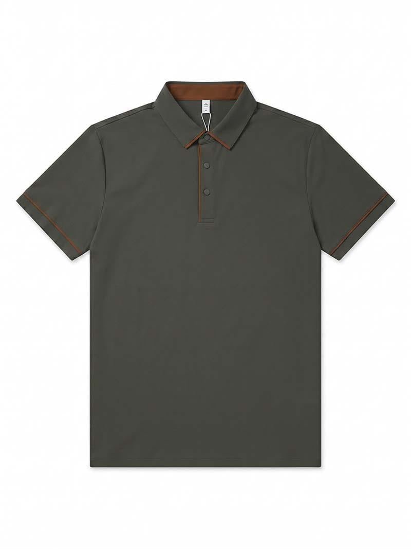 Contrast Trim Polo Shirt