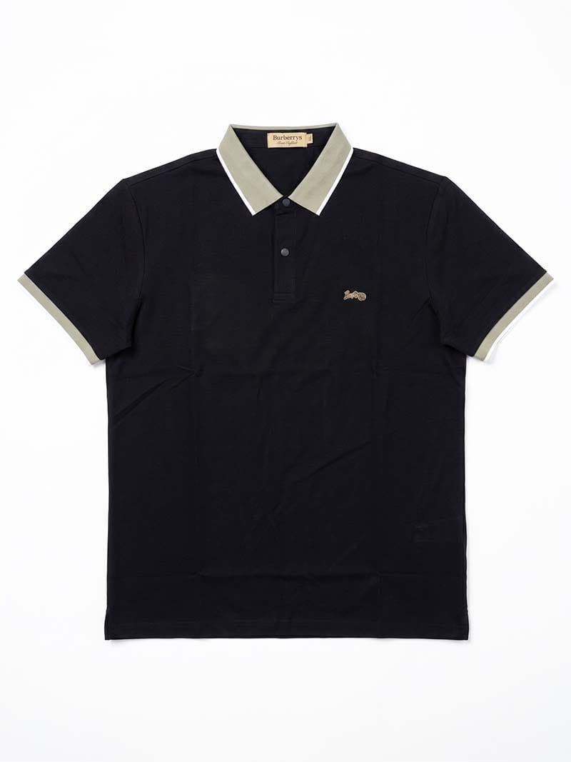 Burberrys Contrast Collar Polo Shirt