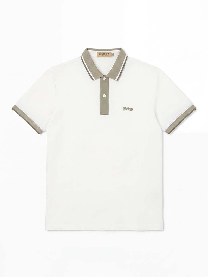 Burberry Contrast Collar Polo Shirt