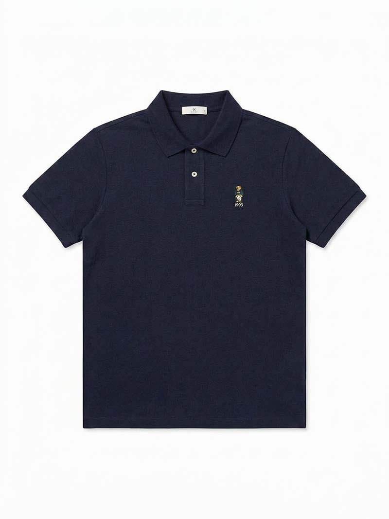 Polo Bear Embroidered Piqué Polo Shirt