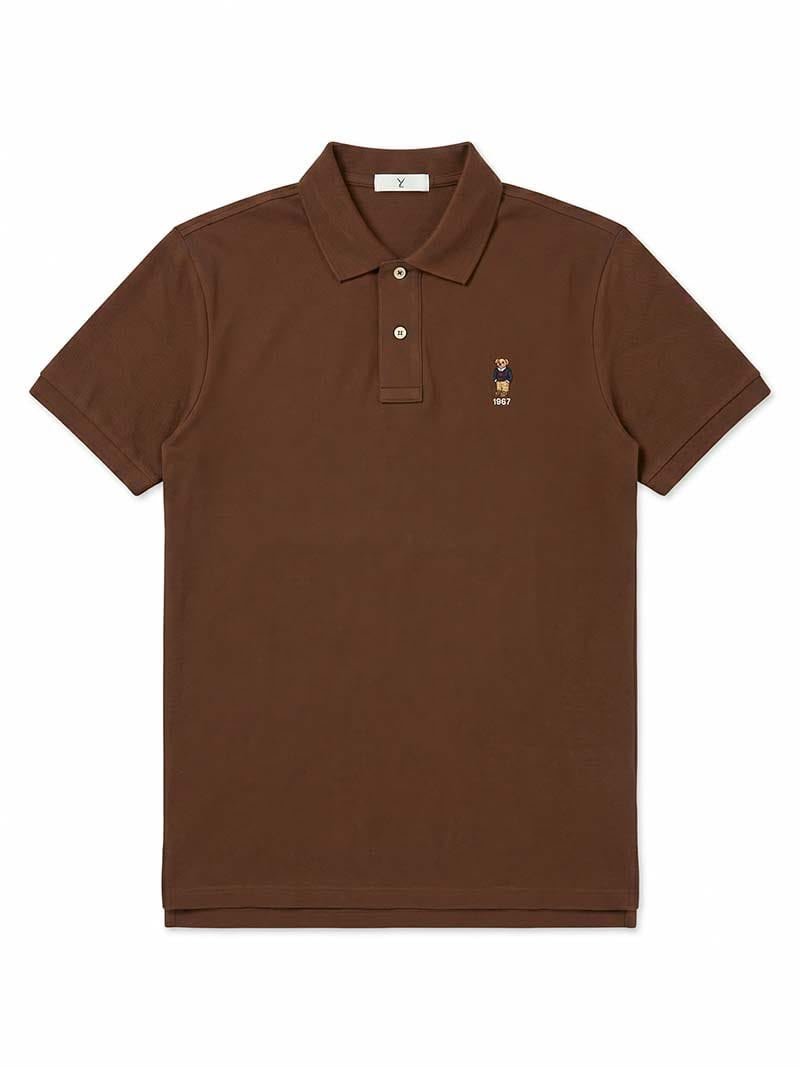 Polo Bear Embroidered Piqué Polo Shirt
