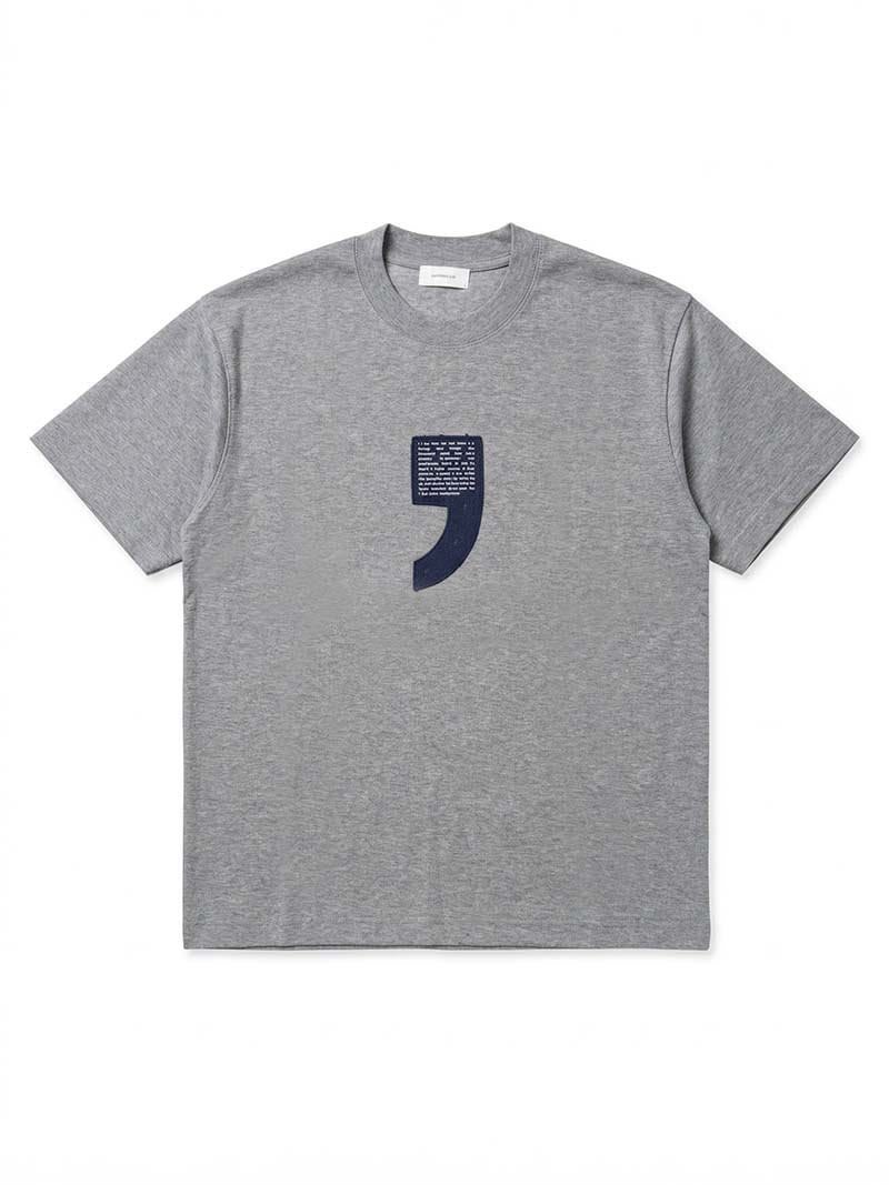 Comma Graphic Crew Neck T-Shirt