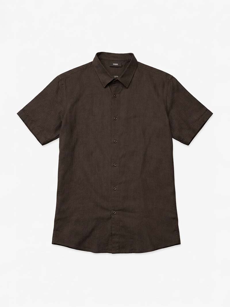 Brown Linen Shirt