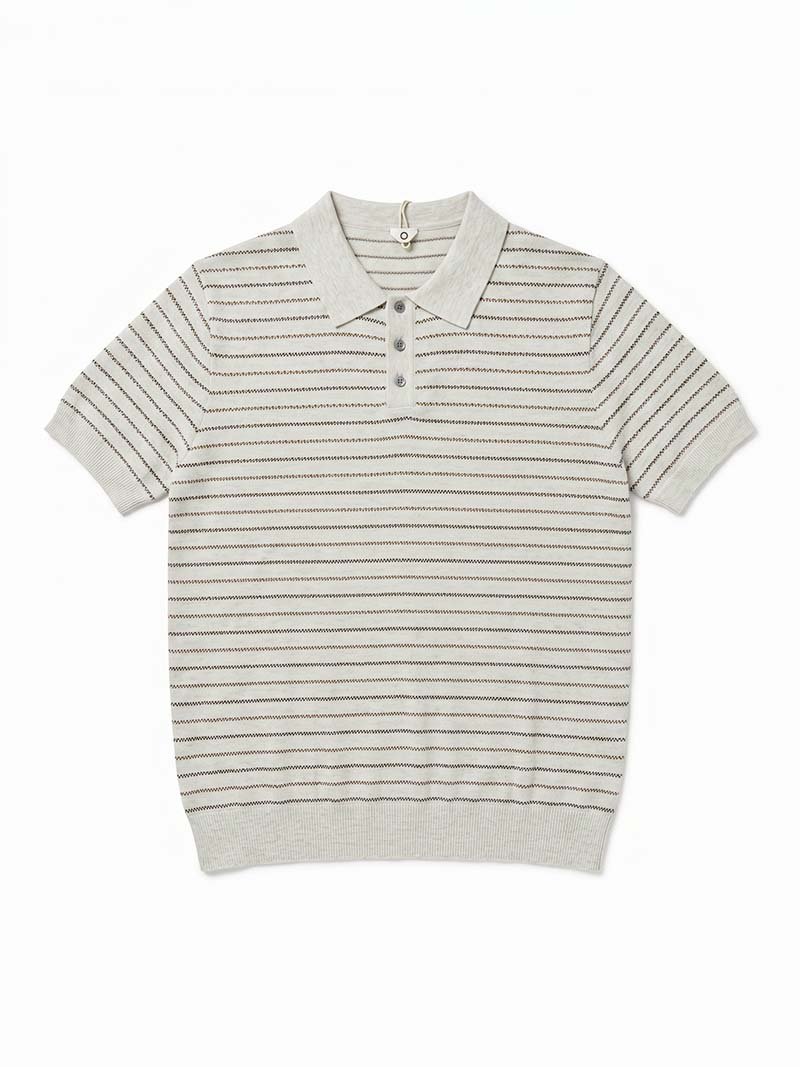 Striped Knit Crew Neck