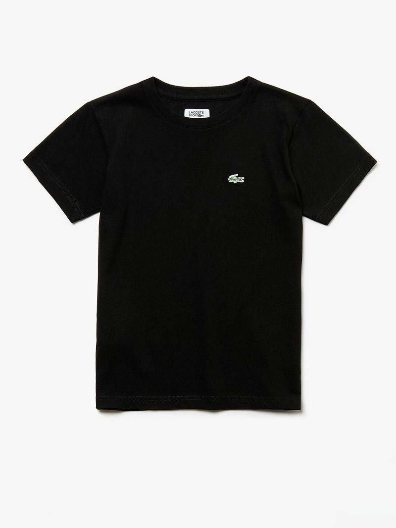 Lacoste Navy Blue Cotton Crew Neck