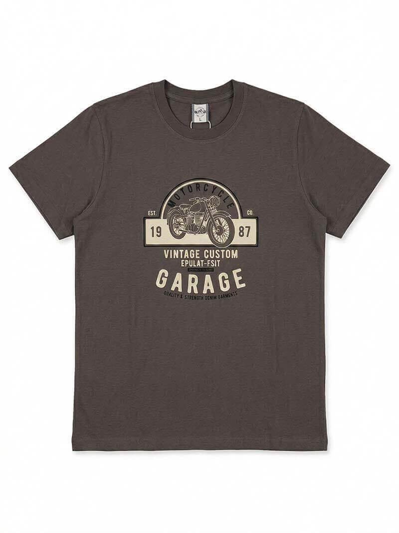 Vintage Custom Motorcycle Garage T-Shirt