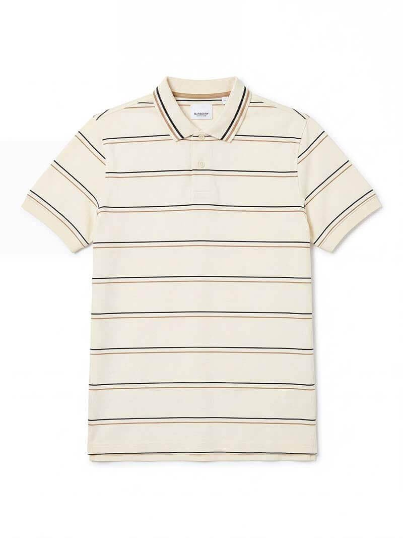 Classic Striped Polo Shirt